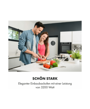 KLARSTEIN Robuchon Backofen (Einbaugerät, A+, 72 Liter, 56 cm breit)
