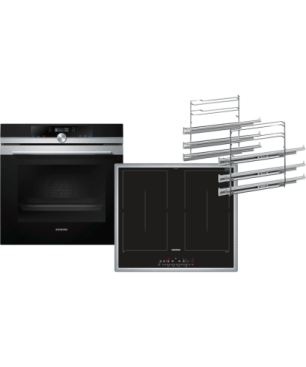 SIEMENS EQ 872 DV 01R (HB672GBS1+ED645FQC5E+HZ638370) iQ700, Einbau...