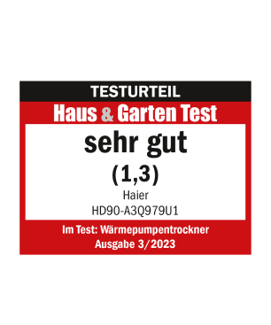 HAIER HD90-A3Q979U1 Wärmepumpentrockner (A+++)