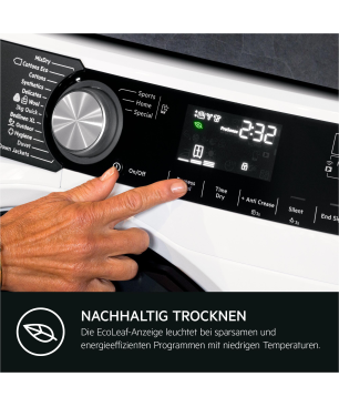 AEG TR9A75680 Wärmepumpentrockner Serie 9000 AbsoluteCare® Plus mit 3D-Scan-Technologie (8 kg , A+++)