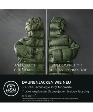 AEG TR9A75680 Wärmepumpentrockner Serie 9000 AbsoluteCare® Plus mit 3D-Scan-Technologie (8 kg , A+++)
