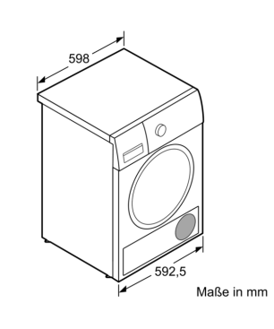 BOSCH WTG86402 Kondensationstrockner (9 kg , B)