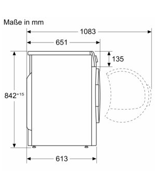 BOSCH WTH 83 V 03 Wärmepumpentrockner (7,0 kg , A++)