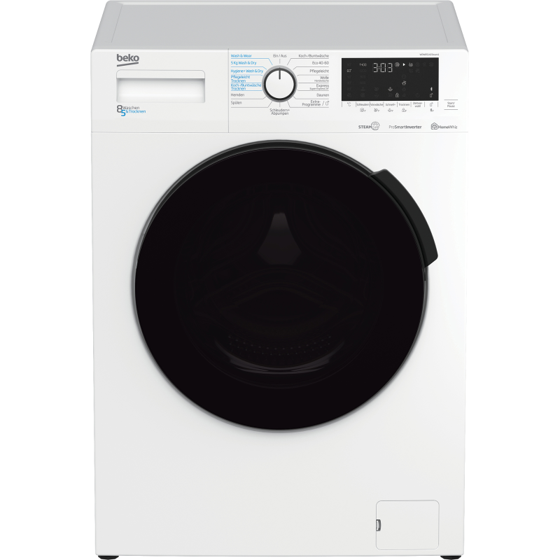 BEKO WDW85141Steam1 Waschtrockner (8 kg / 5 kg, 1400 U/Min.)