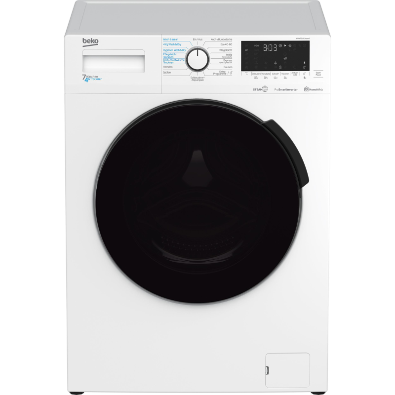 BEKO WDW75141Steam1 Waschtrockner (7 kg / 4 kg, 1400 U/Min.)
