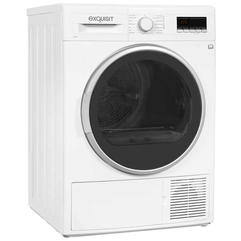 EXQUISIT TWP 802-6 Wärmepumpentrockner (A++)