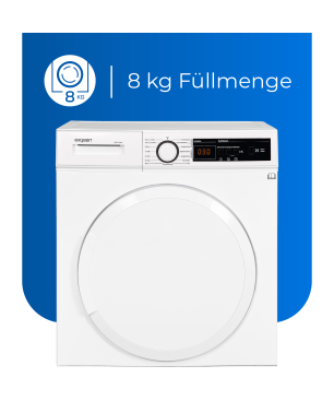EXQUISIT TWP 802-6 Wärmepumpentrockner (A++)