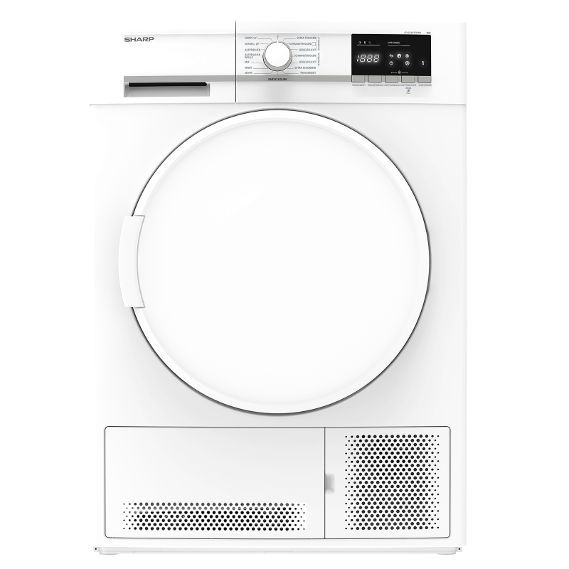 SHARP KD-GCB7S7PW9-DE Kondenstrockner (7 kg, B)