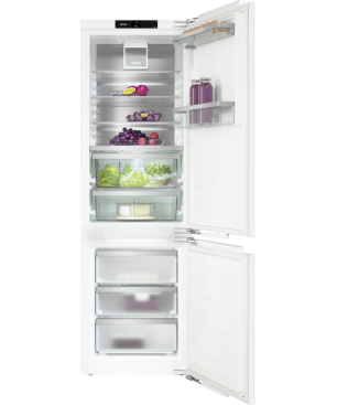MIELE KFN 7774 D Kühlgefrierkombination (D, 207 kWh, 1770 mm hoch, Weiß)