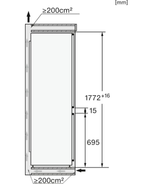 MIELE KFN 7774 D Kühlgefrierkombination (D, 207 kWh, 1770 mm hoch, Weiß)