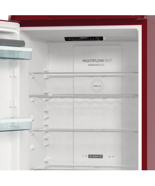 GORENJE ONRK619DR-L Gorenje Retro Collection Kühl- / Gefrierkombination (D, 192,0 kWh, 1940 mm hoch, Rot)