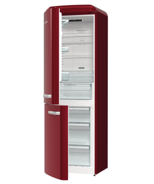 GORENJE ONRK619DR-L Gorenje Retro Collection Kühl- / Gefrierkombination (D, 192,0 kWh, 1940 mm hoch, Rot)