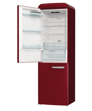 GORENJE ONRK619DR-L Gorenje Retro Collection Kühl- / Gefrierkombination (D, 192,0 kWh, 1940 mm hoch, Rot)