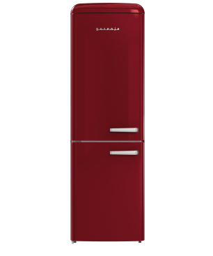 GORENJE ONRK619DR-L Gorenje Retro Collection Kühl- / Gefrierkombination (D, 192,0 kWh, 1940 mm hoch, Rot)