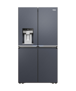 HAIER HCR7918EIMB CUBE 90 SERIE 7 French Door (E, 357 kWh, 1775 mm hoch, Brushed Black)