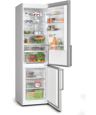 BOSCH KGN39AIBT Kühlgefrierkombination (B, 129 kWh, 2030 mm hoch, inox-antifingerprint)