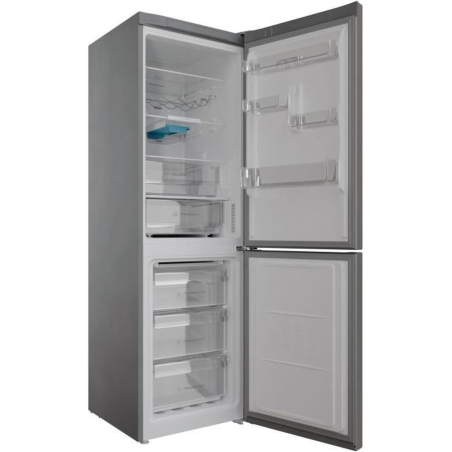 INDESIT IND_NF_17 KühlGefrierkombination (D, 191,2 cm hoch, Inox)