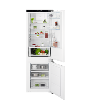 AEG 7000 GreenZone / Einbau-Kühl-Gefrierkombination / 1780 mm / 244 L / NoFrost / Festtür Weiß Serie 7000 mit GreenZone-Klimas