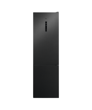 AEG RCB 736 D 5 MB Kühlgefrierkombination (D, 200 kWh, 201 cm hoch, Black Stainless Steel, Seiten dunklegrau)