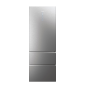 HAIER HTW7720ENMP Kühlgefrierkombination (E, 301 kWh, 2006 mm hoch, Edelstahl-Front)