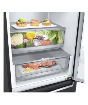 LG GBB92MCABP Serie 9 Kühlgefrierkombination (B, 137 kWh, 2030 mm hoch, Matte Black)