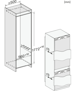 MIELE KF 7742 D Kühlgefrierkombination (D, 181,80 kWh, 1770 mm hoch, Weiß)