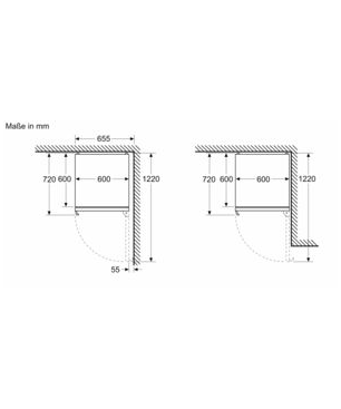 BOSCH KGN39VXBT Kühlgefrierkombination (B, 129 kWh, 2030 mm hoch, Black inox-antifingerprint)