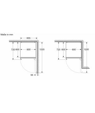 SIEMENS KG39NAIBT iQ500 Kühlgefrierkombination (B, 129 kWh, 2030 mm hoch, Inox-antifingerprint)