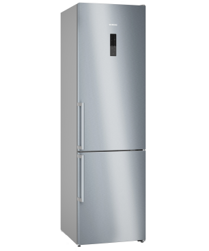 SIEMENS KG39NAIBT iQ500 Kühlgefrierkombination (B, 129 kWh, 2030 mm hoch, Inox-antifingerprint)