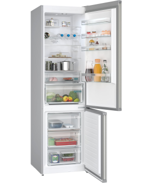 SIEMENS KG39NXIBF iQ300 Kühlgefrierkombination (B, 129 kWh, 2030 mm hoch, inox-antifingerprint)