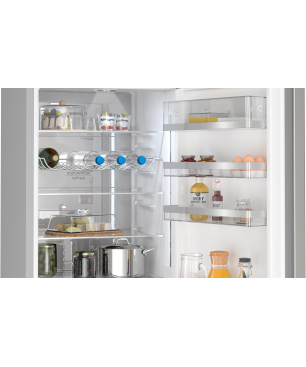 SIEMENS KG39NAIAT iQ500 Kühlgefrierkombination (A, 104 kWh, 2030 mm hoch, Inox-antifingerprint)