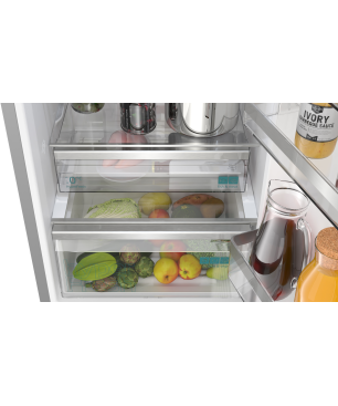 SIEMENS KG39NAIAT iQ500 Kühlgefrierkombination (A, 104 kWh, 2030 mm hoch, Inox-antifingerprint)