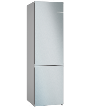 BOSCH KGN392LBF Serie 4 Kühlgefrierkombination (B, 129 kWh, 2030 mm hoch, Inox-look)