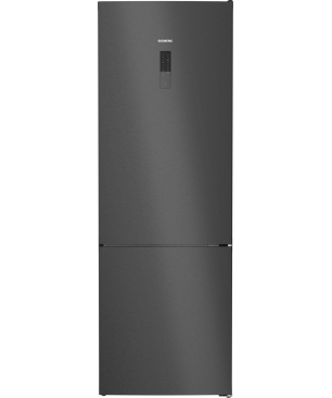 SIEMENS KG49NXXCF iQ300 Kühlgefrierkombination (C, 178 kWh, 2030 mm hoch, BlackSteel)