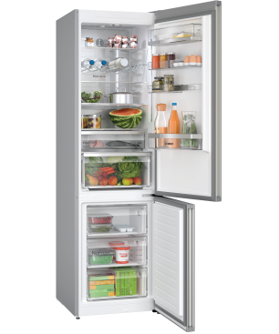 BOSCH KGN394ICF Serie 6 Kühlgefrierkombination (C, 162 kWh, 2030 mm hoch, inox-antifingerprint)