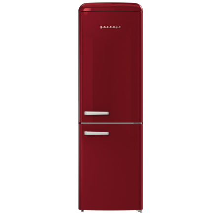 GORENJE ONRK619DR Gorenje Retro Collection Kühlgefrierkombination (D, 192 kWh, 1940 mm hoch, Bordo)