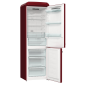 GORENJE ONRK619DR Gorenje Retro Collection Kühlgefrierkombination (D, 192 kWh, 1940 mm hoch, Bordo)
