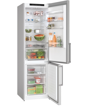 BOSCH KGN 39 VLCT Kühlgefrierkombination (C, 162 kWh, 2030 mm hoch, inox-look)