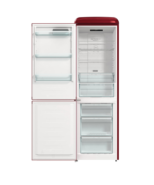GORENJE ONRK619ER-L Kühl-Gefrierkombination (E, 194 cm hoch, rot)