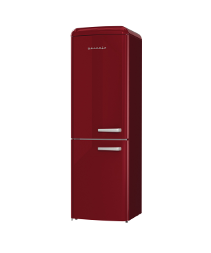 GORENJE ONRK619ER-L Kühl-Gefrierkombination (E, 194 cm hoch, rot)