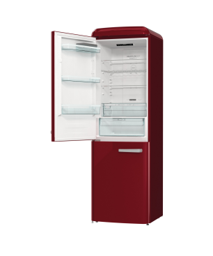 GORENJE ONRK619ER-L Kühl-Gefrierkombination (E, 194 cm hoch, rot)