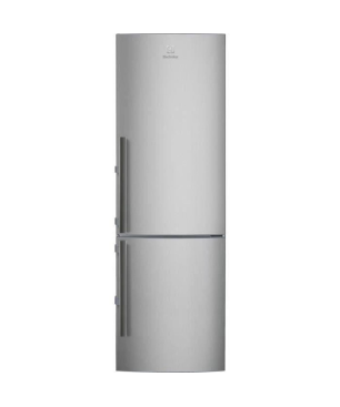 ELECTROLUX LNT4TE33X2 KühlGefrierkombination (E, 185 cm hoch, Silber)