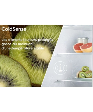 ELECTROLUX LNT4TE33X2 KühlGefrierkombination (E, 185 cm hoch, Silber)