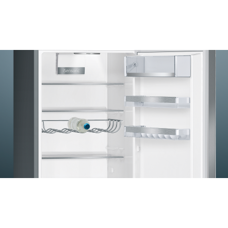 SIEMENS KG39E8IBA Kühlgefrierkombination (B, 119 kWh, 2010 mm hoch, Inox-antifingerprint)