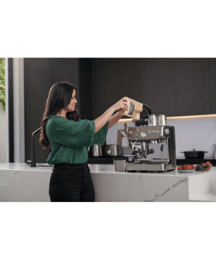 SAGE SES 876 BSS The Impress Espressomaschine Brushed Stainless Ste...