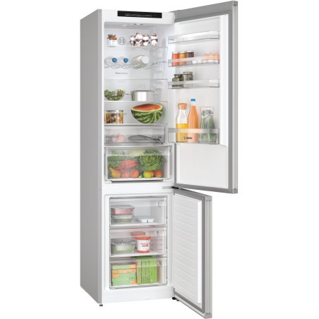 BOSCH KGN392LCF Kühgefrierkombination (C, 162 kWh, 2030 mm hoch, Inox-look)