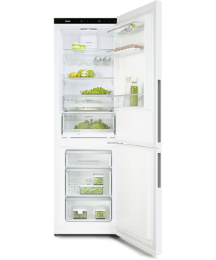 MIELE KF 4372 CD Kühlgefrierkombination (C, 149 kWh, 1860 mm hoch, Weiß)