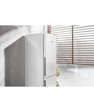 MIELE KF 4372 CD Kühlgefrierkombination (C, 149 kWh, 1860 mm hoch, Weiß)