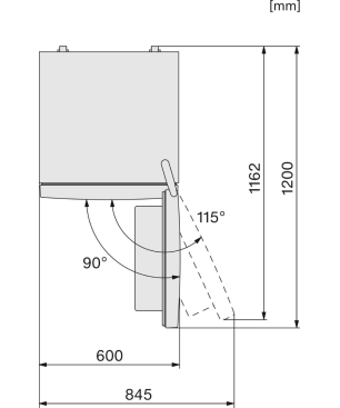 MIELE KF 4372 CD Kühlgefrierkombination (C, 149 kWh, 1860 mm hoch, Weiß)