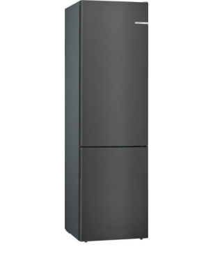 BOSCH KGE398XBA Serie 6 Kühlgefrierkombination (B, 119 kWh, 2010 mm hoch, Edelstahl schwarz)